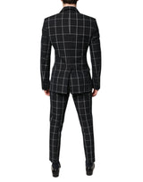 Dolce & Gabbana Black TAORMINA Double Breasted 2 Piece Suit