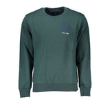 La Martina Green Cotton Men Sweater