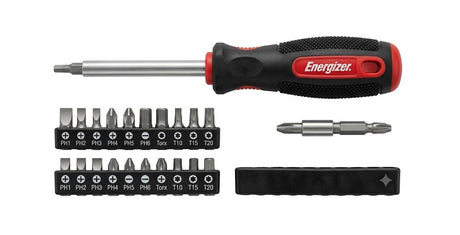 Energizer Power Tool Manual Screwdriver Set With 18 Bits