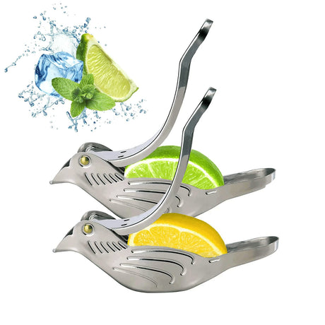 OGWSRK Elegant Bird shaped Stainless Steel Manual Lemon Juicer and Lime Extruder Manual Lemon Juicer Stainless Steel Fruit Juicer Portable Lemon Citrus Bird Lemon Juicer Kitchen Gadget Manual Lemon