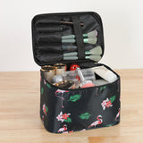 Portable Makeup Organizer Bag with Handle for Travel