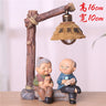 Creative Elderly Couple Figurine for Home Decor Gift