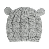 Children's Wool Knitted Ear Cap for Newborns (3-18 Months)