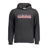 Napapijri Black Cotton Men's Hoodie