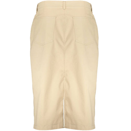 Gant Beige Cotton Women Skirt