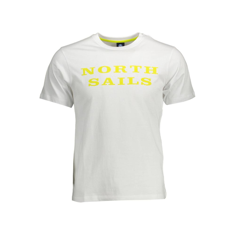 North Sails Bianco Cotton Men T-Shirt