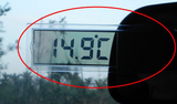 Car and Indoor LCD Suction Cup Thermometer