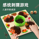 Cross-Border Wooden Educational Toy Hedgehog Game