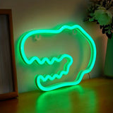 Dinosaur Shaped LED Neon Sign for Home Decor