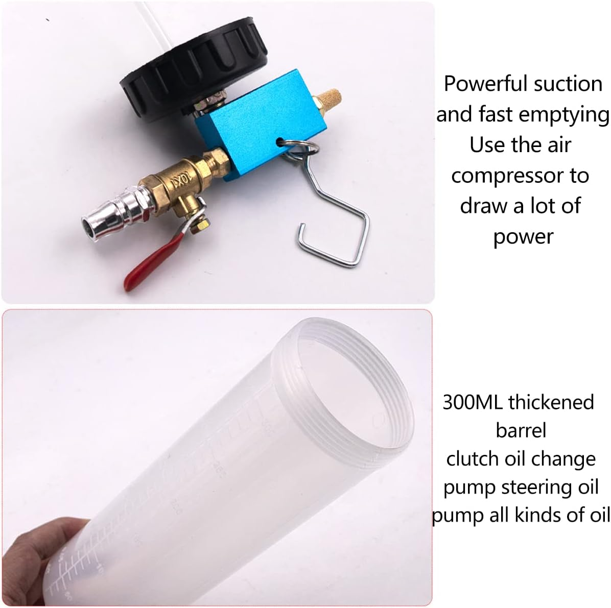 Vacuum Brake Bleeder Car Vehicle Tank Fluid Oil Change Pump Equipment Tool Kit