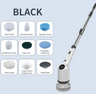 Wireless LCD Digital Electric Cleaning Brush