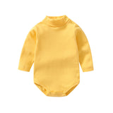 Cotton Long Sleeve Baby Onesie for Fall/Winter