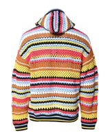 Dolce & Gabbana Multicolor Cotton Hooded Pullover Sweater