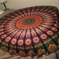 Printed Beach Towel and Yoga Mat Set