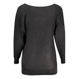 Guess Jeans Black Viscose Sweatshirt