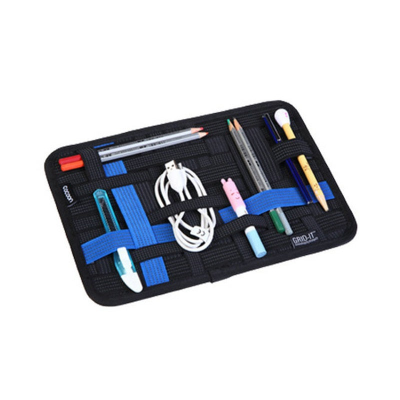 Elastic Storage Board Digital Folding Organizer Bag
