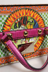 Dolce & Gabbana Pink Dress Ceramic Porcelain Fashion Leather Sicily Dolls