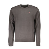 Napapijri Grigio Cotton Men Sweater