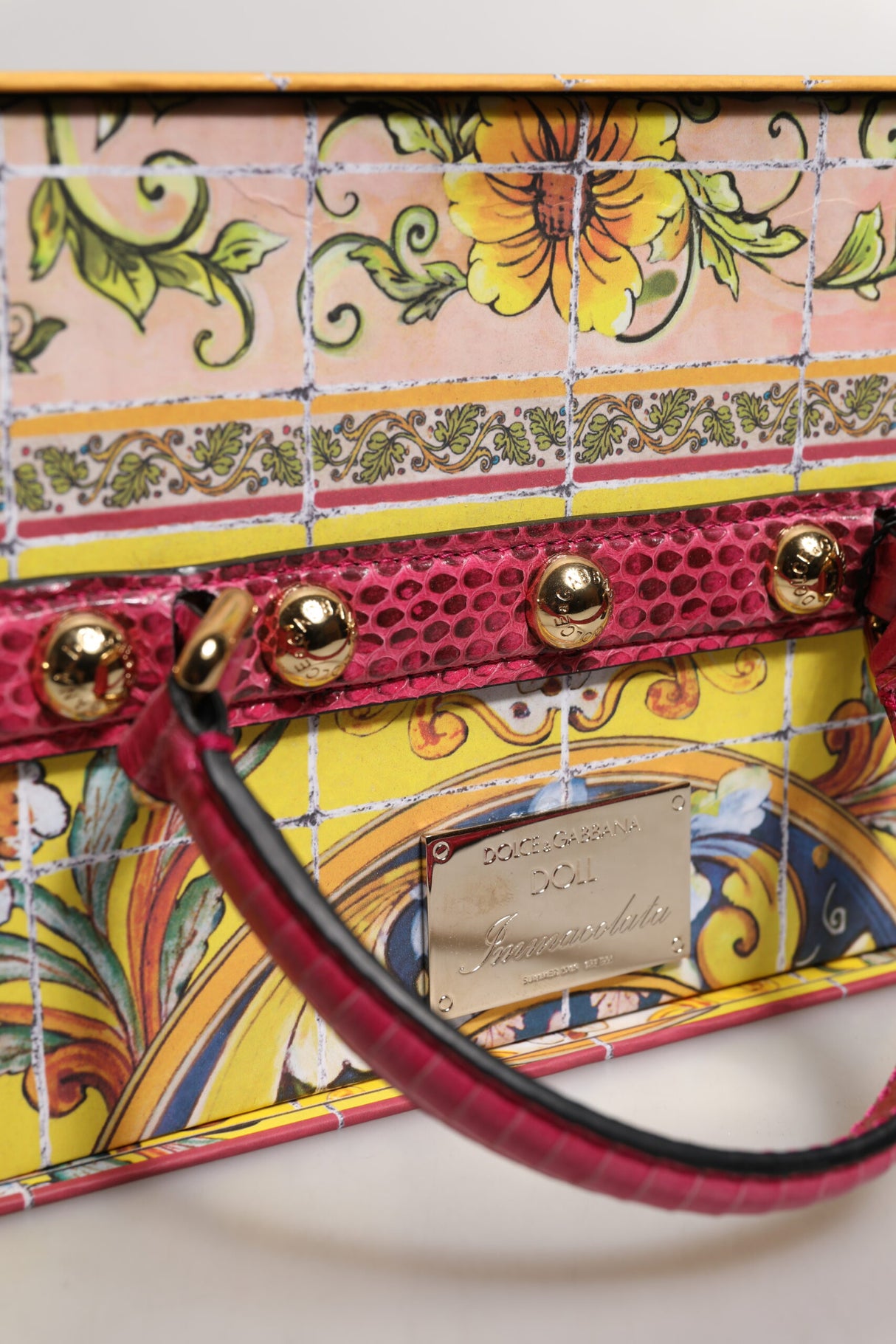 Dolce & Gabbana Black Dress Ceramic Porcelain Fashion Leather Sicily Dolls