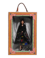 Dolce & Gabbana Black Dress Ceramic Porcelain Fashion Leather Sicily Dolls