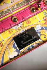 Dolce & Gabbana Black Dress Ceramic Porcelain Fashion Leather Sicily Dolls