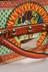 Dolce & Gabbana Black Dress Ceramic Porcelain Fashion Leather Sicily Dolls