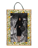 Dolce & Gabbana Black Dress Ceramic Porcelain Fashion Leather Sicily Dolls