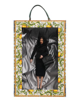 Dolce & Gabbana Black Dress Ceramic Porcelain Fashion Leather Sicily Dolls