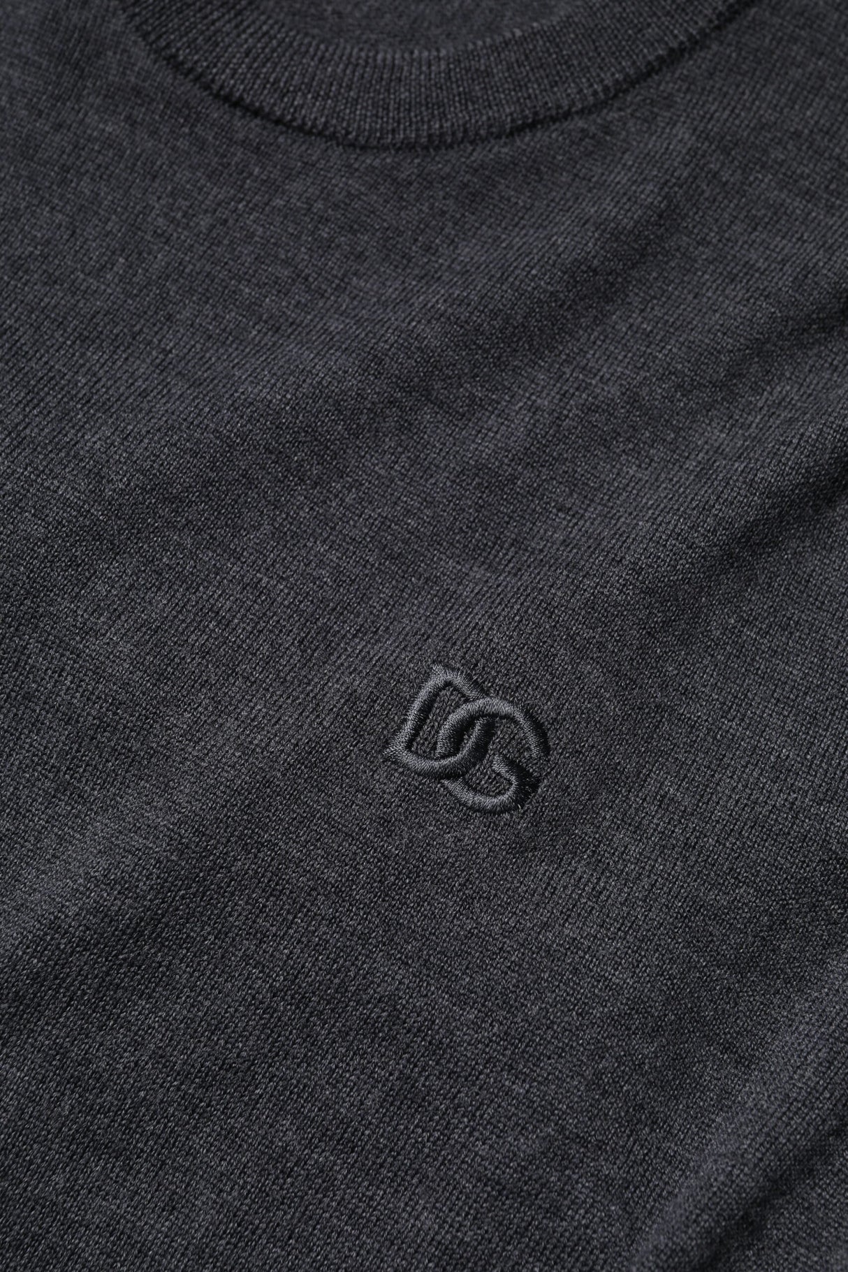 Dolce & Gabbana Gray Wool Logo Knitted Men Pullover Sweater