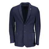Gant Blue Wool Men Jacket
