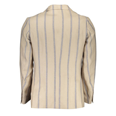 Gant Beige Linen Men Jacket