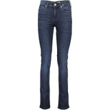 Calvin Klein Blu Cotton Women Jeans