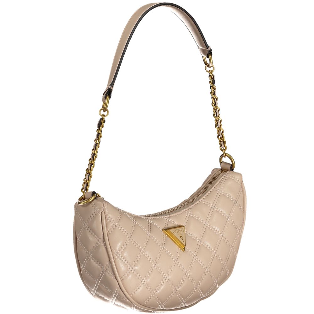 Guess Jeans Beige Polyurethane Women Shoulder Bag