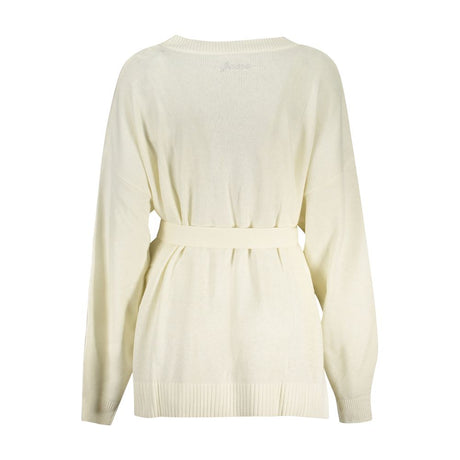 Guess Jeans White Cotton Cardigan