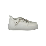 Laura Biagiotti White Polyester Athletic Sneakers