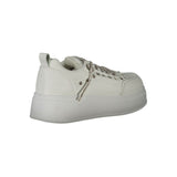 Laura Biagiotti White Polyester Athletic Sneakers