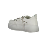 Laura Biagiotti White Polyester Athletic Sneakers