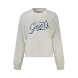 Guess Jeans White Cotton Sweatshirt