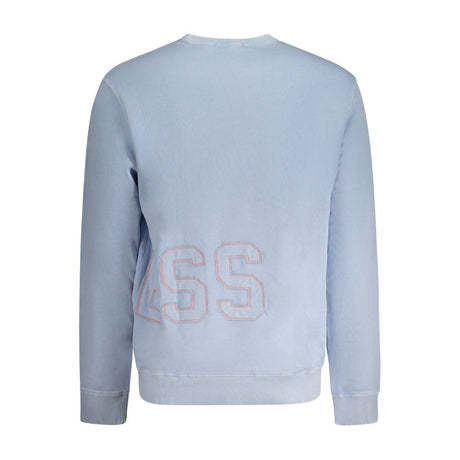 Guess Jeans Blue Cotton Men Sweater
