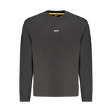 Hugo Boss Black Cotton Men Sweatshirt