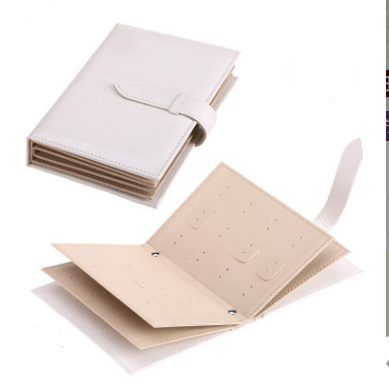 Leather Jewelry Organizer - Earring Storage Box