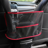 Universal Car Seat Organizer with Mesh Storage Pockets