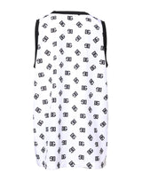 Dolce & Gabbana White Polyester Sleeveless DG Logo T-shirt