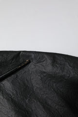 Dolce & Gabbana Black Cotton Short Sleeves V-neck T-shirt