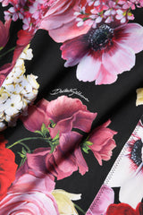 Dolce & Gabbana Multicolor Ortensia Patchwork Sheath Dress