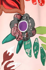 Dolce & Gabbana Pink Floral Print Spaghetti Strap Mini Dress