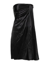 Dolce & Gabbana Black Strapless Sheath A-line Mini Dress