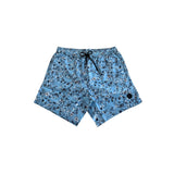 Trussardi Beachwear Light Blue Polyester Men Swim Trunk