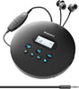 Oakcastle CD100 Portable & USB-C Rechargeable CD Player with Bluetooth incl Free Earphones
