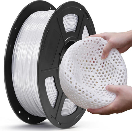 Anycubic TPU 95A Filament Clear Orange 1Kg. Ideal Usage: Phone cases, custom gaskets, footwear prototypes, RC car tires, and vibration dampeners.